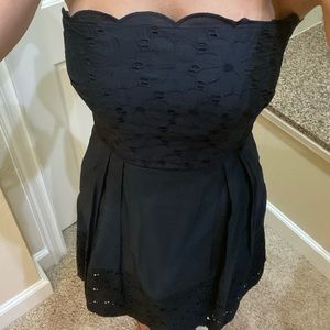 laundry by shelli Segal eyelet strapless dress